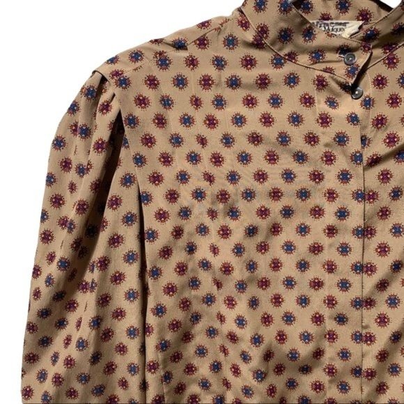 Vintage Jack Mulqueen Silksational Blouse - Picture 2 of 7